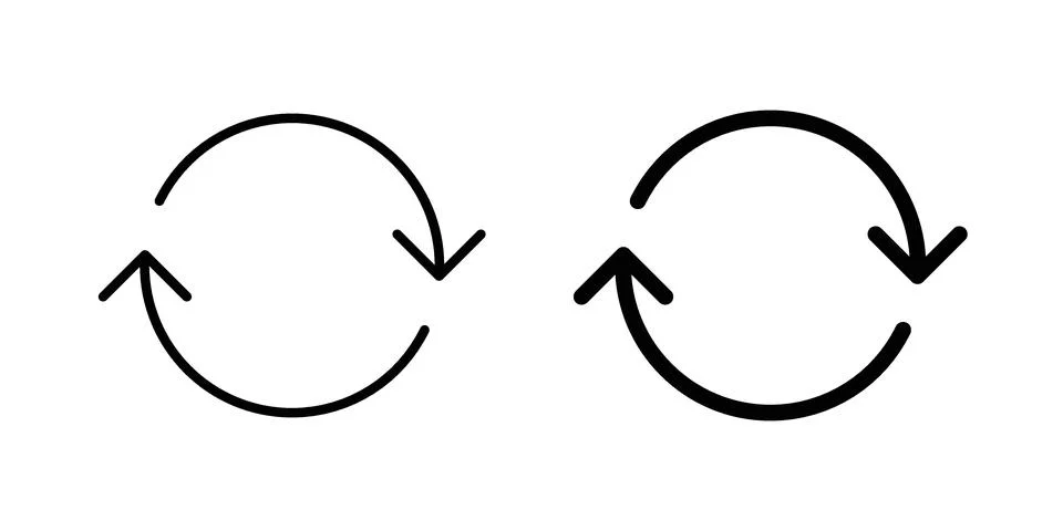 Repeat icon concept. best for web design イラスト素材