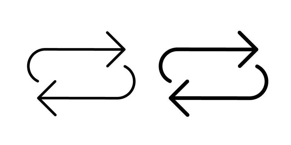 Repeat icon design. Simple Vector illustrations.. イラスト素材