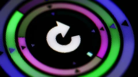 Repeat icon. Looping. Stock Footage 61450925