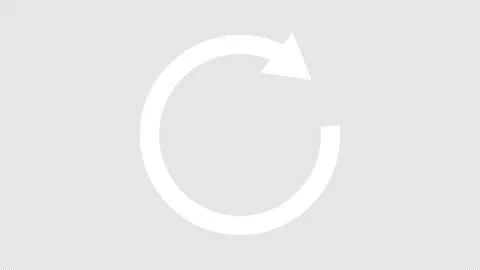 Repeat icon on transparent background with alpha channel. Stock Footage 302577155