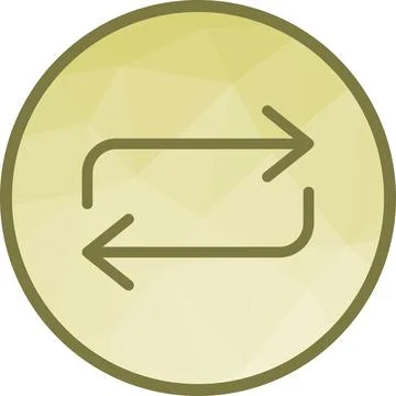 Repeat icon vector image. 스톡 일러스트