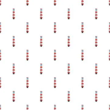 Repeat light tower pattern guiding nautical navigation Illustrazione stock