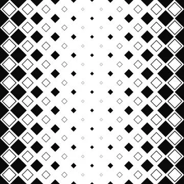 Repeat monochromatic square pattern Stock Illustration