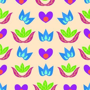 Repeat pattern background design Illustrazione stock