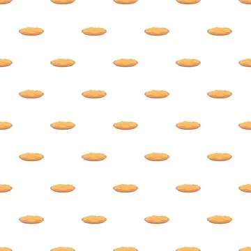 Repeat pattern featuring flat baked bread Illustrazione stock