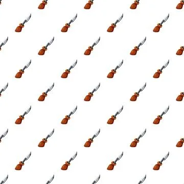 Repeat pattern of school desk bell Stock Illustration