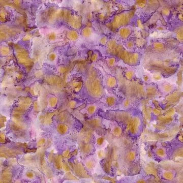 Repeat pattern with watercolour splashes and smears texture. Stock Photos