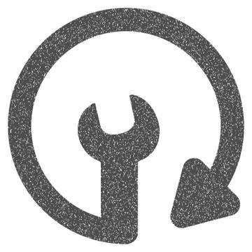 Repeat Service Grainy Texture Icon Illustrazione stock