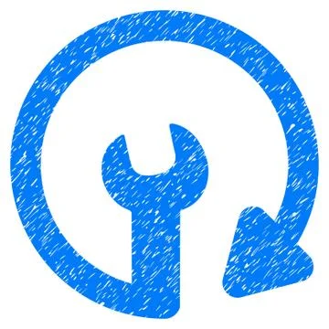 Repeat Service Grainy Texture Icon Stock Illustration
