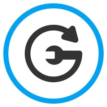 Repeat Service Rounded Icon イラスト素材