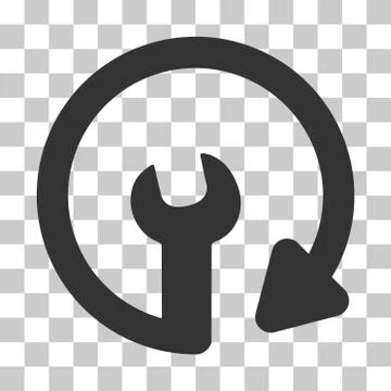 Repeat Service Vector Icon Illustrazione stock