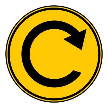Repeat sign button. Stock Illustration