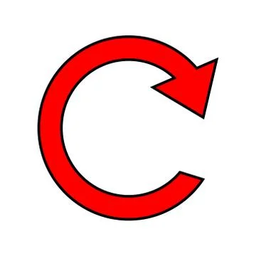 Repeat sign icon Stockillustratie