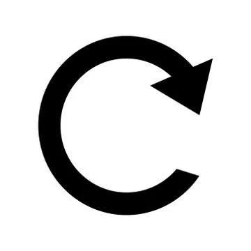 Repeat sign icon Stock Illustration