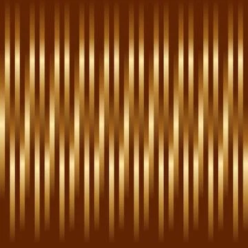 Repeat straight texture with golden stripes. Stock Illustration