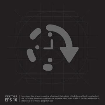 Repeat Time Icon Stock Illustration