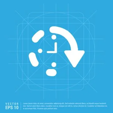 Repeat Time Icon 스톡 일러스트