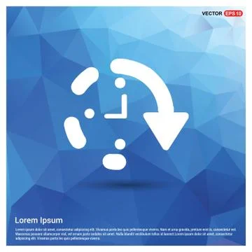 Repeat Time Icon Stock Illustration