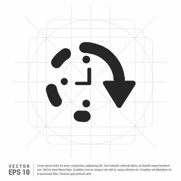 Repeat Time Icon 스톡 일러스트