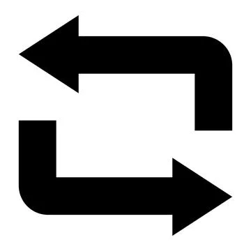 Repeat Vector Icon Design Illustration Stock Illustration