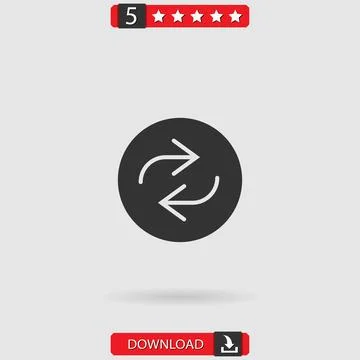 Repeat vector icon Stock Illustration