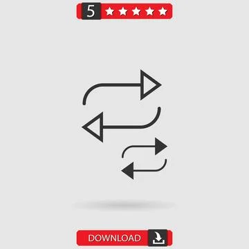 Repeat vector icon Stockillustratie