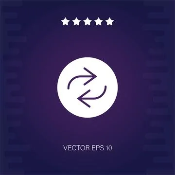 Repeat vector icon Stock Illustration