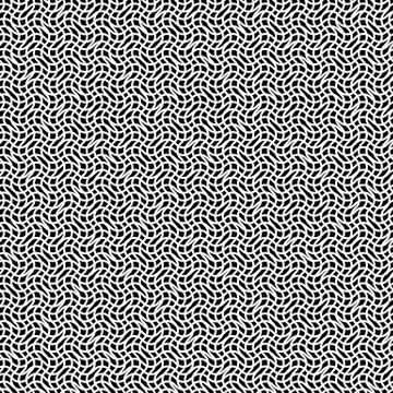 Repeatable abstract snakeskin grid, mesh pattern. Grid, mesh of irregular wav Stock Illustration