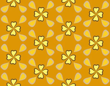 Repeatable background with flowers for website, wallpaper, textile printing.. Stock Illustration