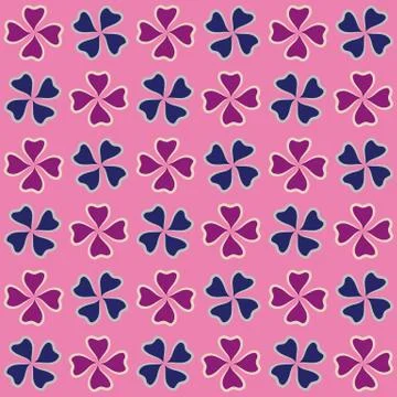 Repeatable background with flowers for website, wallpaper, textile printing.. Stock Illustration