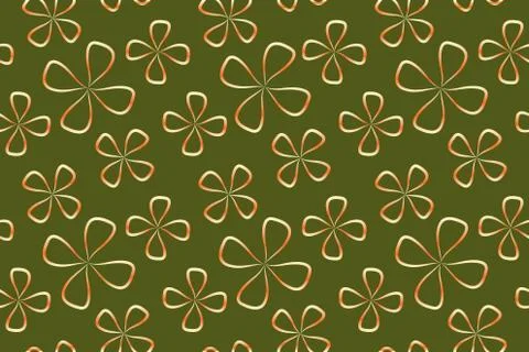 Repeatable background with flowers for website, wallpaper, textile printing.. Stock Illustration