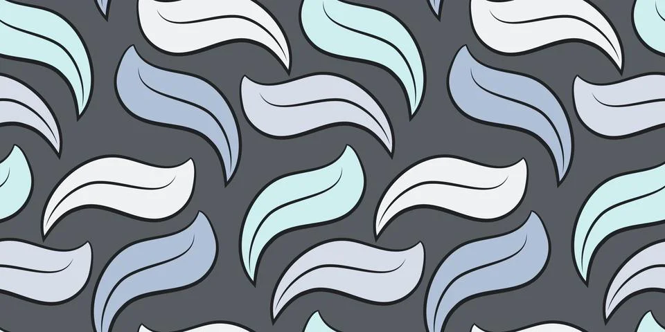 Repeatable background with leaves for website, wallpaper, textile printing,.. Illustrazione stock