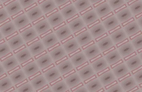 Repeatable contour surface pattern line art with rose wood, taupe brown, dark es Illustrazione stock