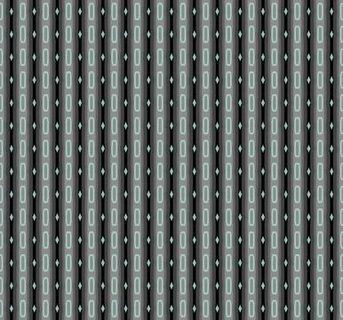 Repeatable contour surface pattern line art with pure white, aqua grey, mint glo イラスト素材