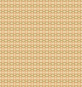 Repeatable contour surface pattern outline composition in ginger root, olive lea Stock Illustration