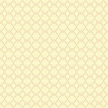 Repeatable contour surface pattern in pale lemon, butter, peach, soft coral line Stock Illustration