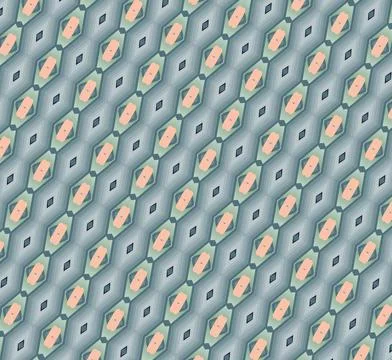 Repeatable contour surface pattern single-line style in void, amethyst shadow, v Illustrazione stock