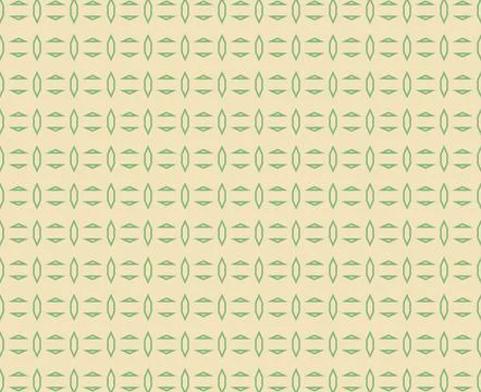 Repeatable contour surface pattern single-line style in primrose, marigold, leaf 库存插图