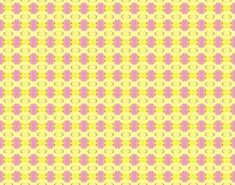 Repeatable contour surface pattern single-line style in neon yellow, orange glow Illustrazione stock