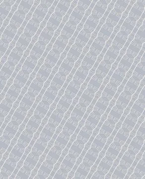 Repeatable contour surface pattern single-line style in alabaster, silver cloud, Illustrazione stock