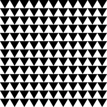 Repeatable contrasty geometric pattern. Mosaic of triangles within squares Illustrazione stock