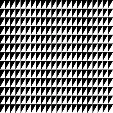 Repeatable contrasty geometric pattern. Mosaic of triangles within squares Stock Illustration