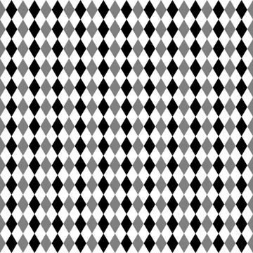 Repeatable contrasty geometric pattern. Mosaic of triangles within squares イラスト素材