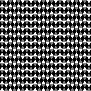 Repeatable contrasty geometric pattern. Mosaic of triangles within squares Stockillustratie