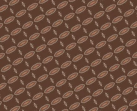 Repeatable decorative tile pattern with burlap, brick, dark leather, roasted bla Illustrazione stock
