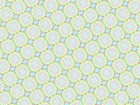 Repeatable decorative tile pattern in cotton candy, clotted cream, periwinkle mi Stock Illustration