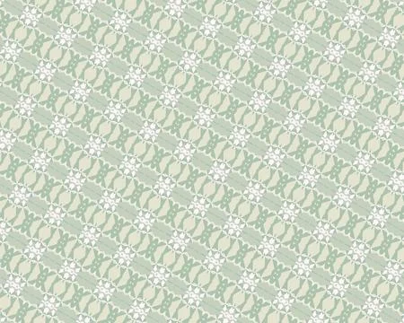 Repeatable decorative tile pattern in earth wild lichen tones with rose mist, wa Stockillustratie