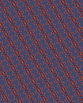 Repeatable decorative tile pattern in halloween asylum ward tones with rusty spr Stock Illustration