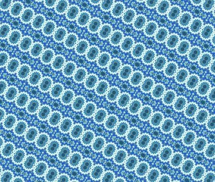 Repeatable decorative tile pattern in lemon chiffon, misty aqua, steel blue, dee Stock-Illustration