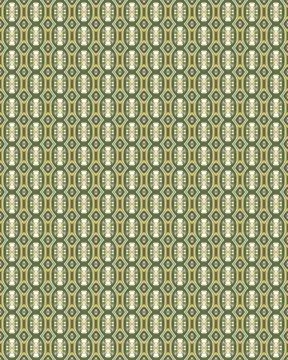 Repeatable decorative tile pattern in nature rustic cabin tones with walnut, sag Stock Illustration